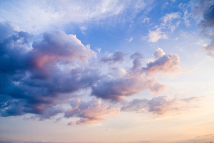 Papier peint  Ciel bleu et nuages
