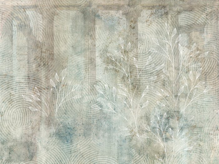 Papier peint  Texture avec motif botanique