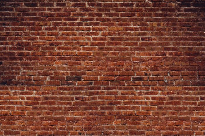 Papier peint  Mur de briques rouges