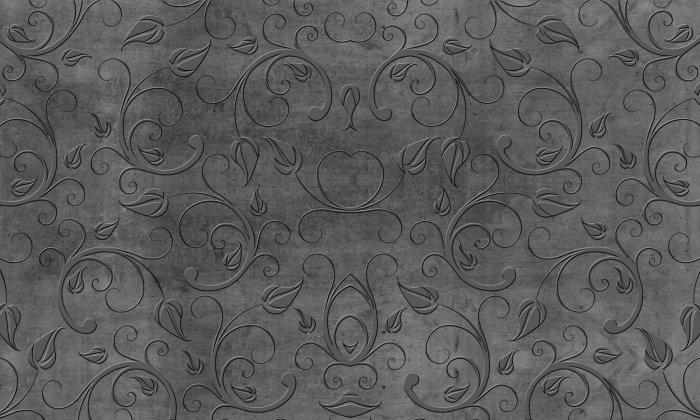 Papier peint  Texture végétale en tons de gris