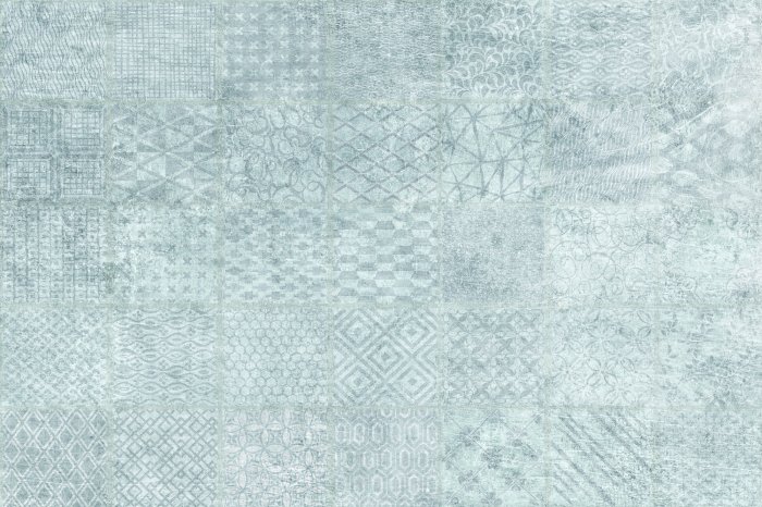 Papier peint  Carreaux gris de formes variées