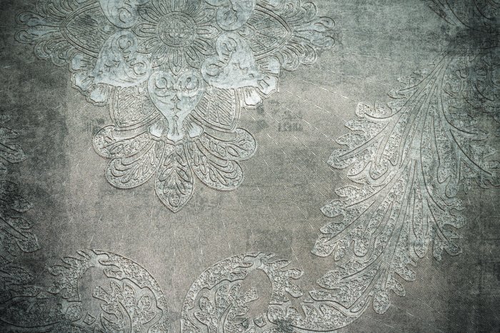 Papier peint  Motif rustique sur un mur en béton