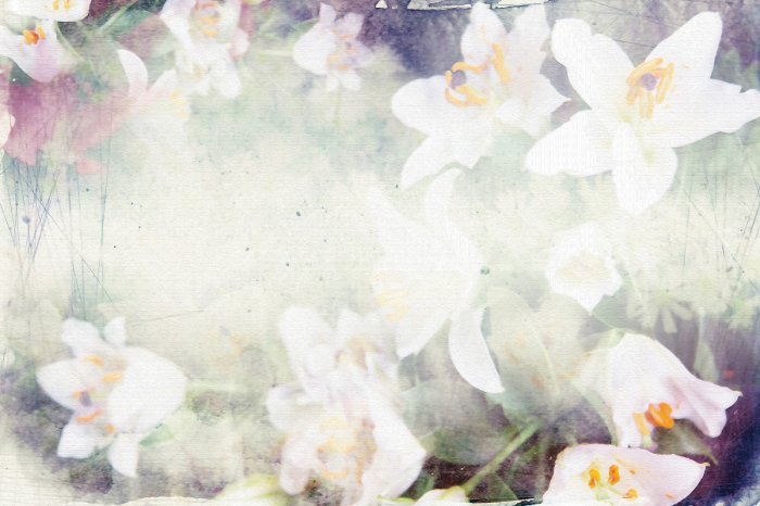 Papier peint  Motif abstrait avec des fleurs