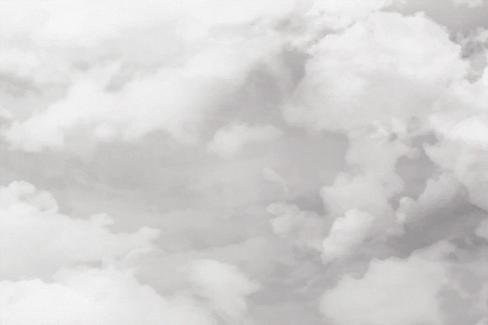 Papier peint  Ciel en aquarelle avec des nuages