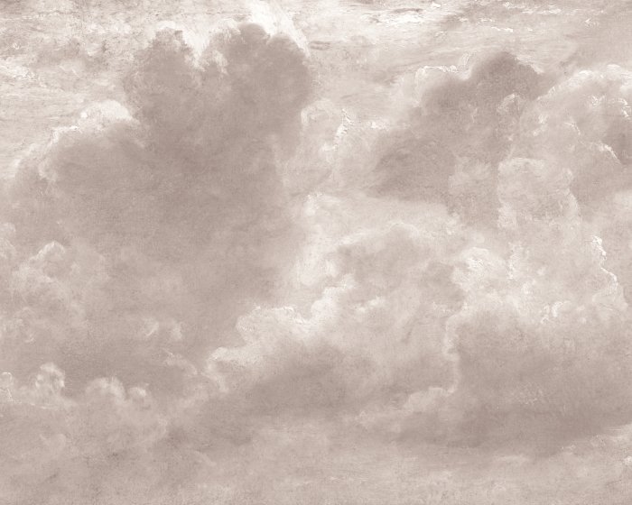 Papier peint  Nuages duveteux en couleurs monochromatiques