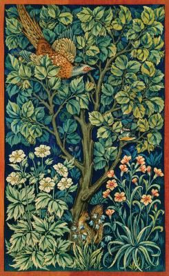 Sticker  Motif botanique dans le style de William Morris
