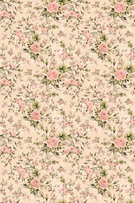 Sticker  Motif floral dans le style vintage