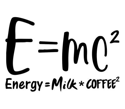 Sticker  Phrase humoristique sur le café