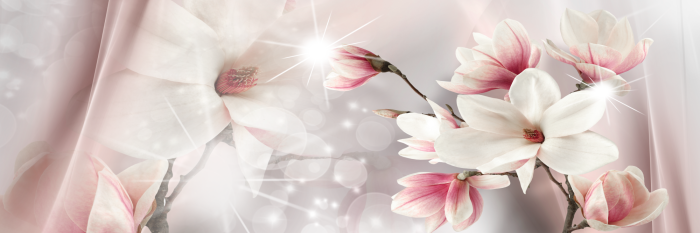 Tableau  Magnolia Reflection (1 Part) Narrow