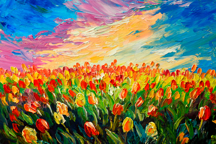 Tableau  Sea of Tulips