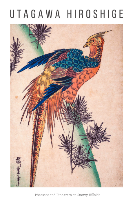 Tableau  Un magnifique oiseau exotique dans son habitat naturel