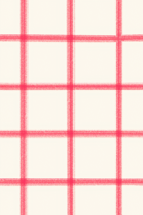 Tableau  Motif à carreaux rétro rose