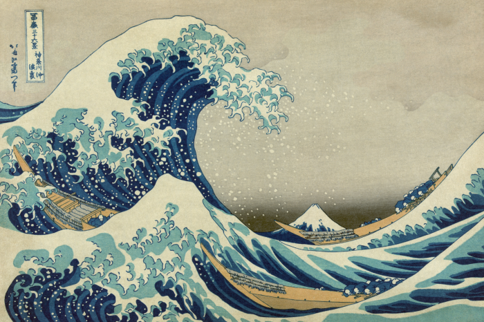 Tableau  The Great Wave (Hokusai Katsushika)