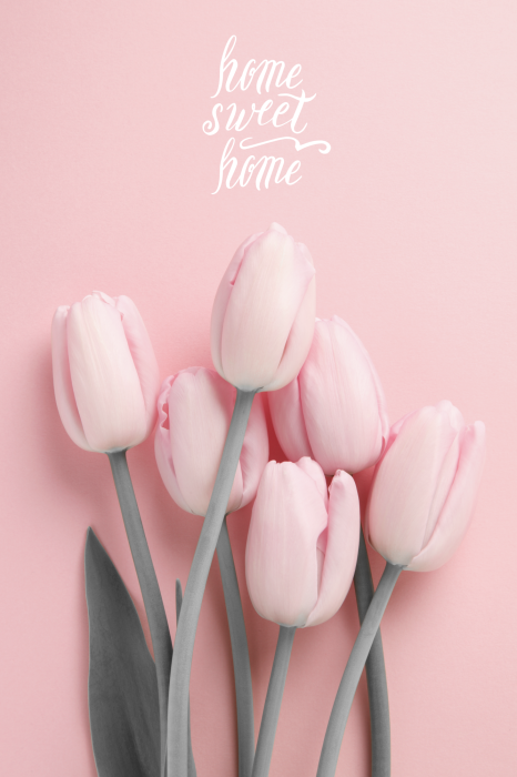 Tableau  Six Tulips (1 Part) Vertical