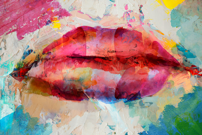Tableau  Artistic Lips (1 Part) Wide