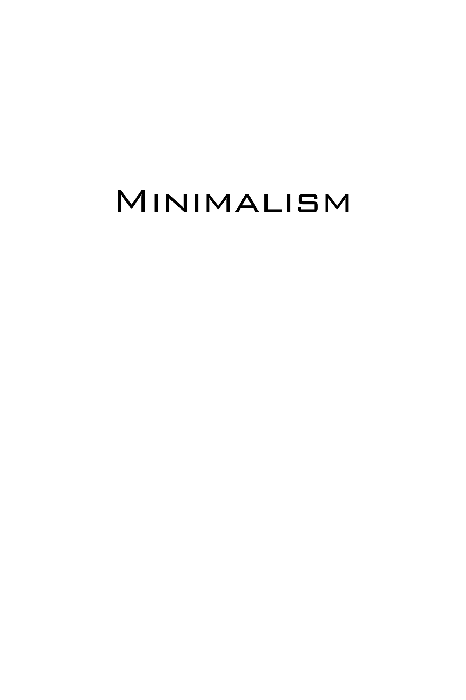 Tableau  Minimalism (1 Part) Vertical