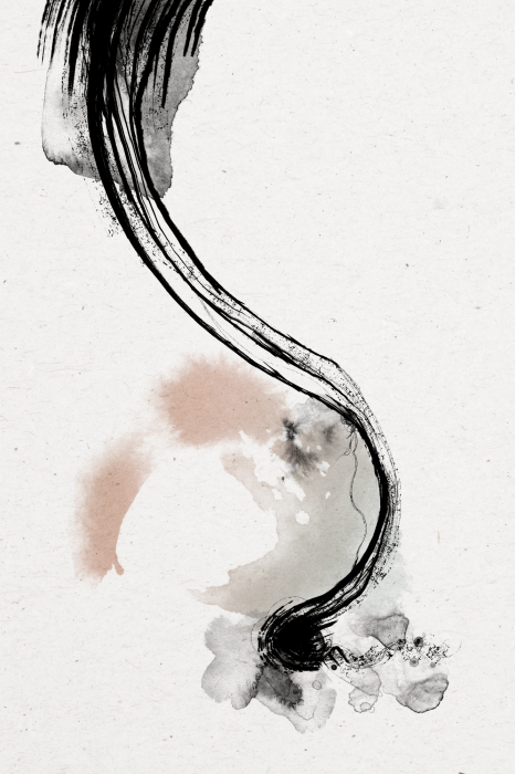 Tableau  Abstraction avec un coup de pinceau artistique