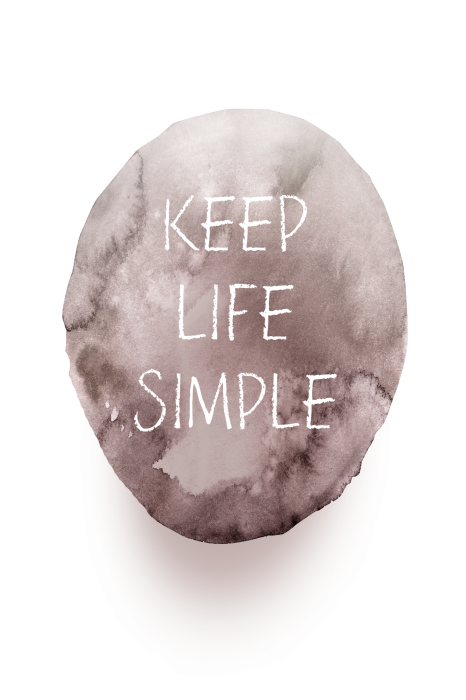 Tableau  Keep Life Simple (1 Part) Vertical