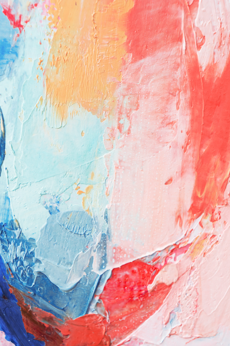 Tableau  Une explosion picturale de couleurs dans un style artistique