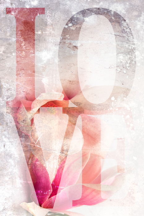 Tableau  Magnolia Love (1 Part) Vertical