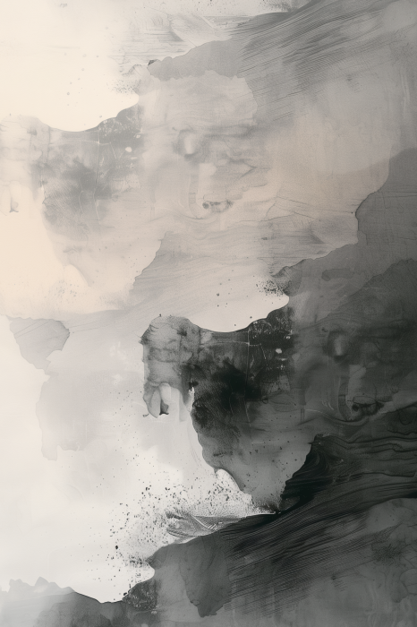 Tableau  Expression picturale en noir et blanc