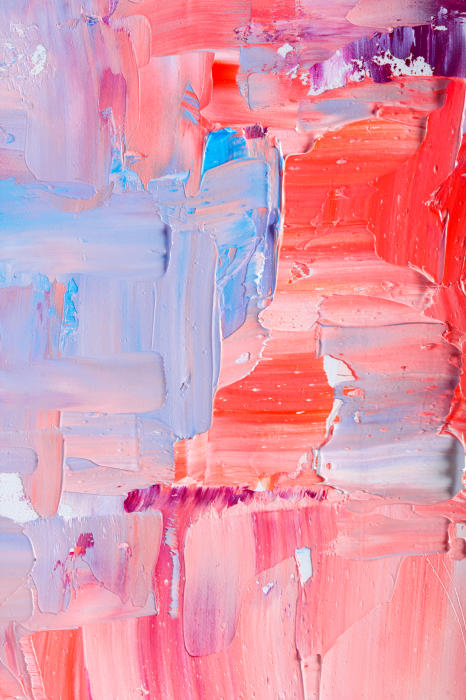 Tableau  Expression picturale dans des tons de rose