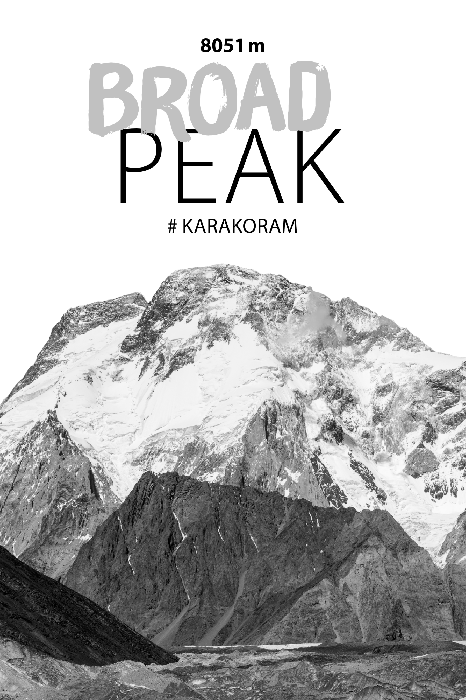 Tableau  Broad Peak (1 Part) Vertical