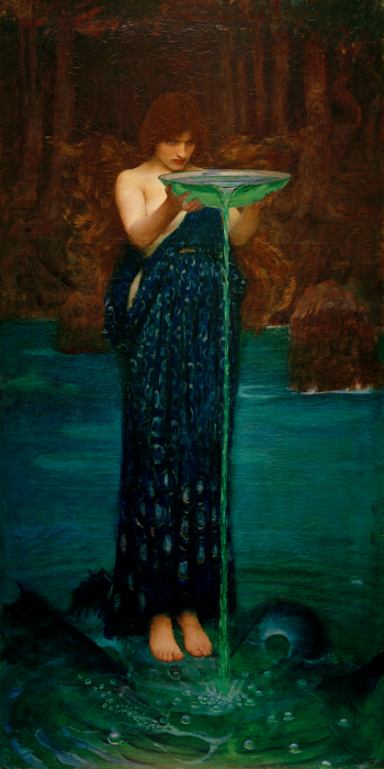 Tableau  Une scène mystique de transformation et de pouvoir dans le monde des mythes