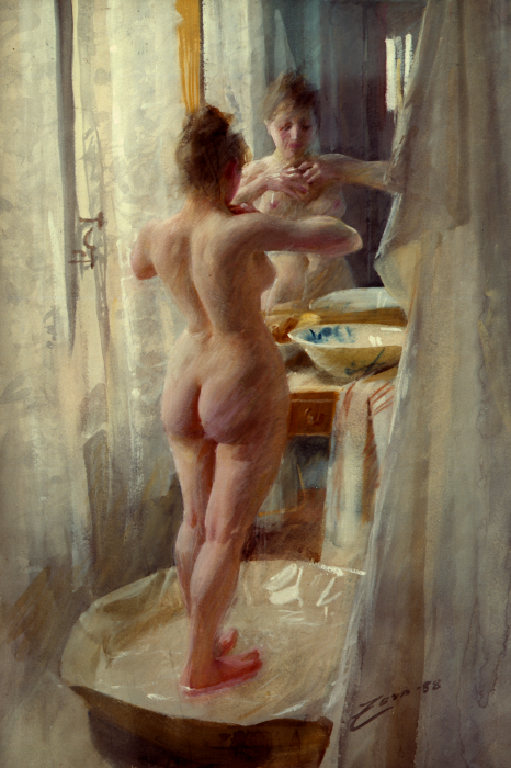 Tableau  Une silhouette délicate baignée par la lumière du jour