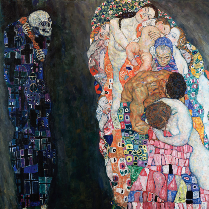 Tableau  La vie et la mort sous forme abstraite