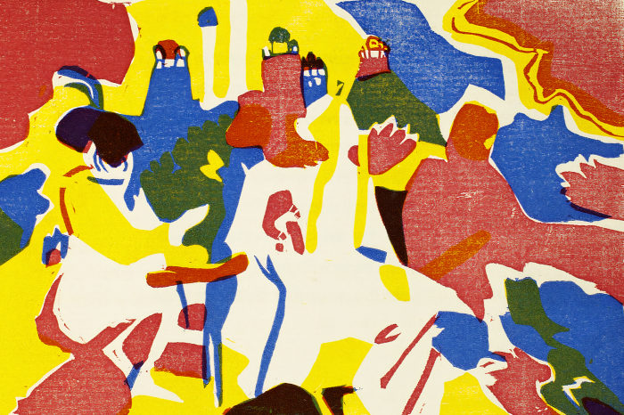 Tableau  Poésie visuelle des sons et des couleurs