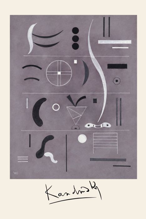 Tableau  Harmonie monochrome des formes