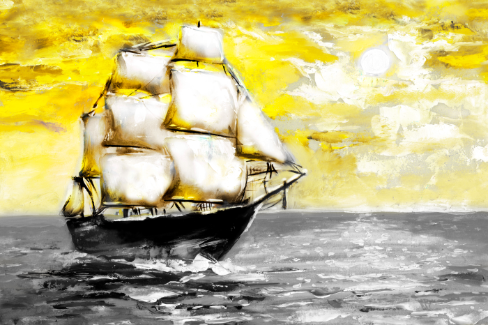 Tableau  Spring Cruise (1 Part) Wide Yellow