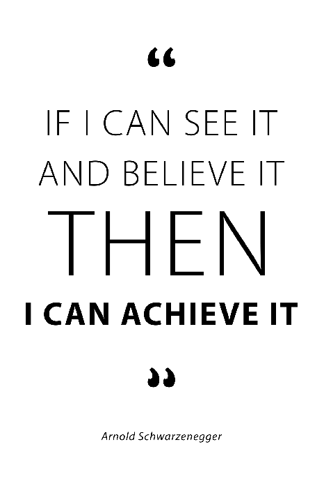 Tableau  Quote - Arnold Schwarzenegger (1 Part) Vertical