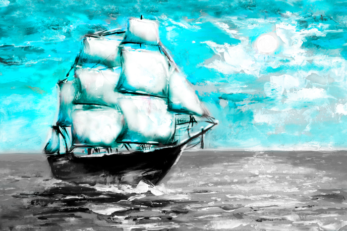 Tableau  Spring Cruise (1 Part) Wide Blue