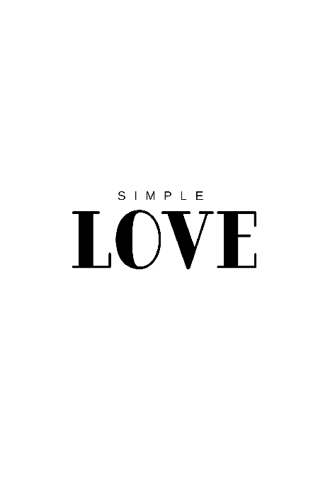 Tableau  Simple Love (1 Part) Vertical