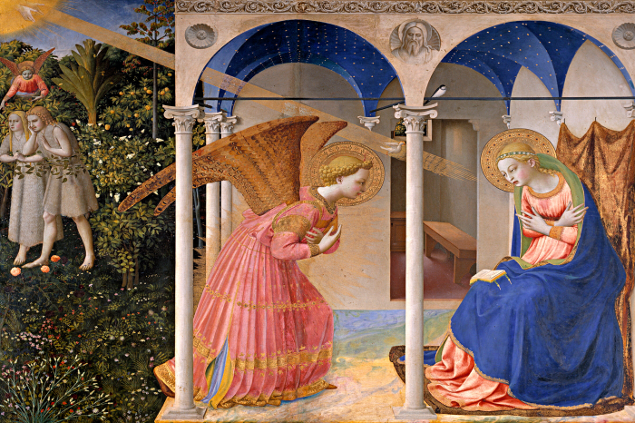 Tableau  Symbolisme de l&#39;Annonciation spirituelle