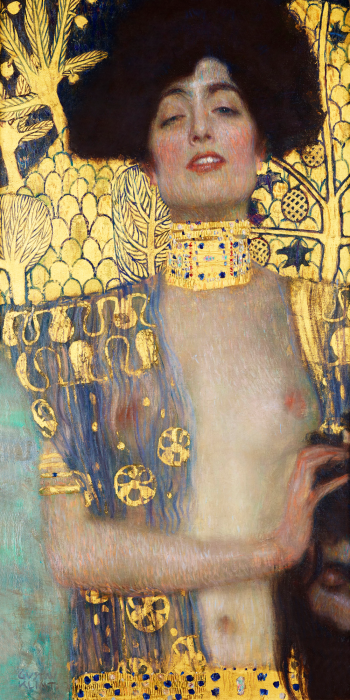 Tableau  Portrait d&#39;une femme élégante orné d&#39;or