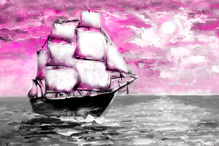 Tableau  Spring Cruise (1 Part) Wide Pink