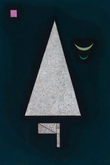 Tableau  Reproduction de l&#39;œuvre « La netteté blanche » de Vassily Kandinsky