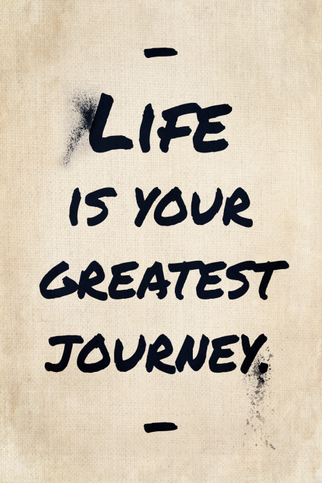 Tableau  Life is Your Greates Journey (1 Part) Vertical