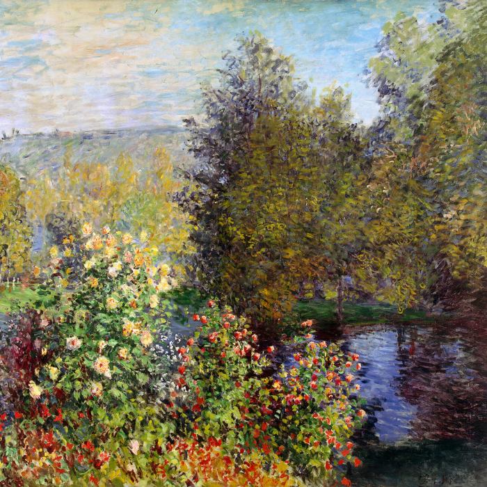 Tableau  Coin de jardin à Montgeron (Claude Monet)