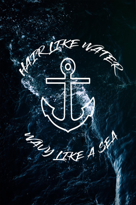 Poster  Ancre de mer avec citation