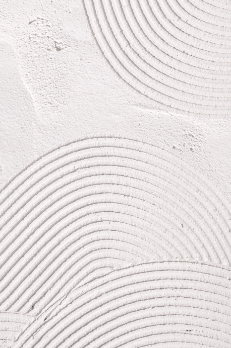 Poster  Texture de plâtre minimaliste avec des cercles