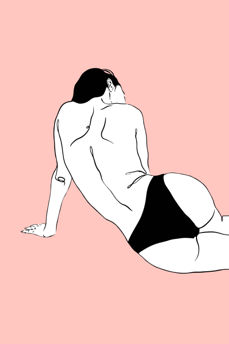 Poster  Illustration moderne d'une femme