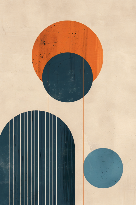 Poster  Figures géométriques minimalistes