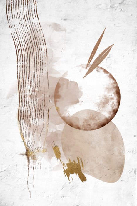 Poster  Formes minimalistes à l'aquarelle