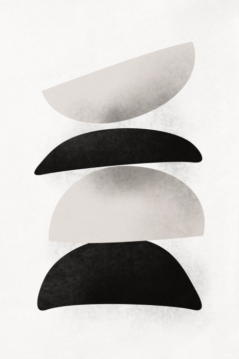 Poster  Arrangement décoratif de croissants