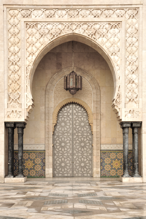 Poster  Portes symétriques de style marocain