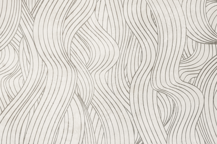 Poster  Motif structurel à vagues rythmiques